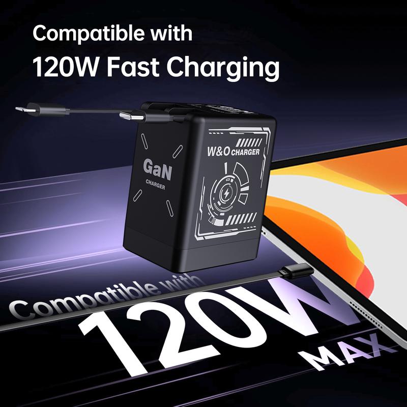 Portable 120W GaN Fast Charger