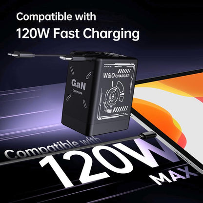 Portable 120W GaN Fast Charger